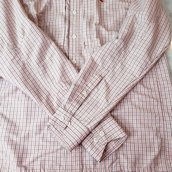 SIMMS Insect Shield L/S Button Up Fishing Shirt Red/Rust (?) Men's Medium ~ VGUC - Picture 4 of 12